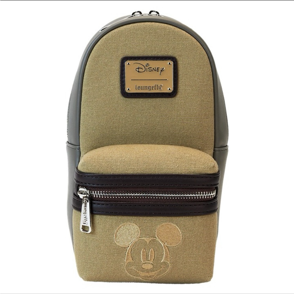 Mickey & Friends Canvas Drink Holder Crossbody Bag